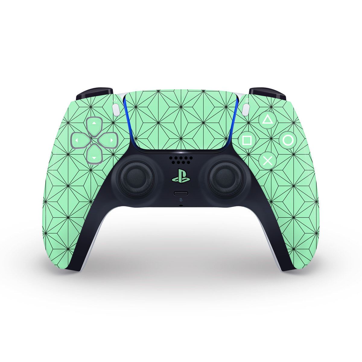 matcha asanoha ps5 controller skin