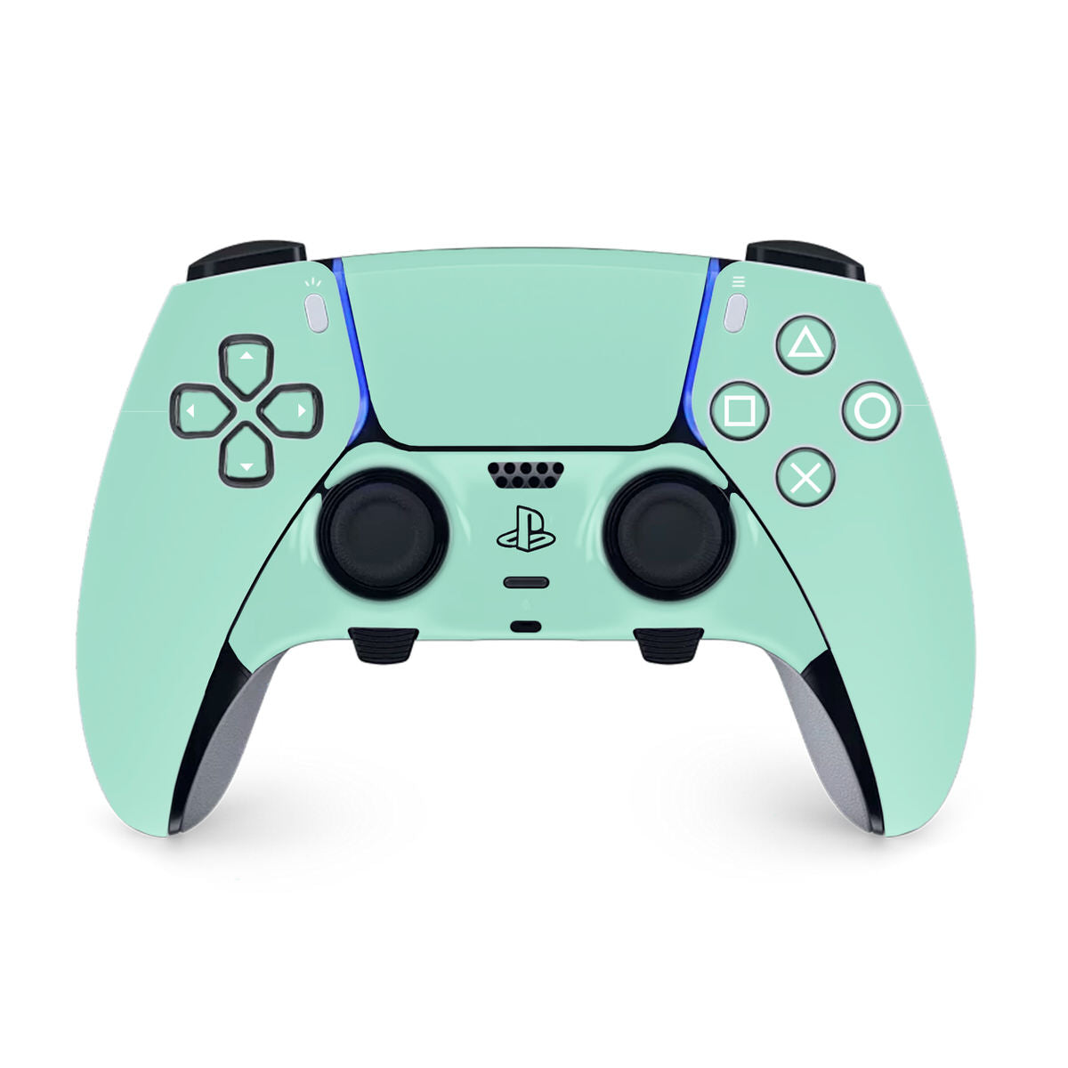 mint green ps5 dualsense edge controller skin
