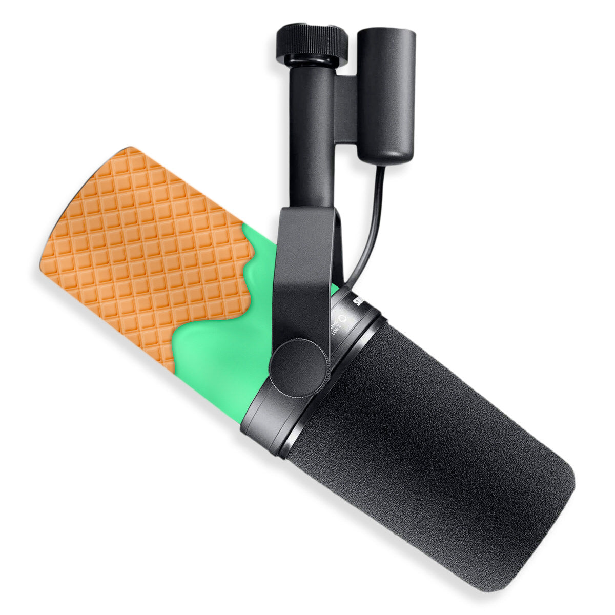 mint ice cream shure sm7b microphone skin