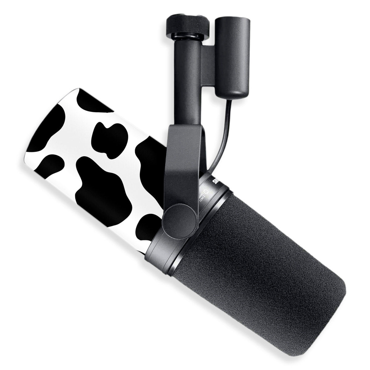 black moo moo shure sm7b microphone skin