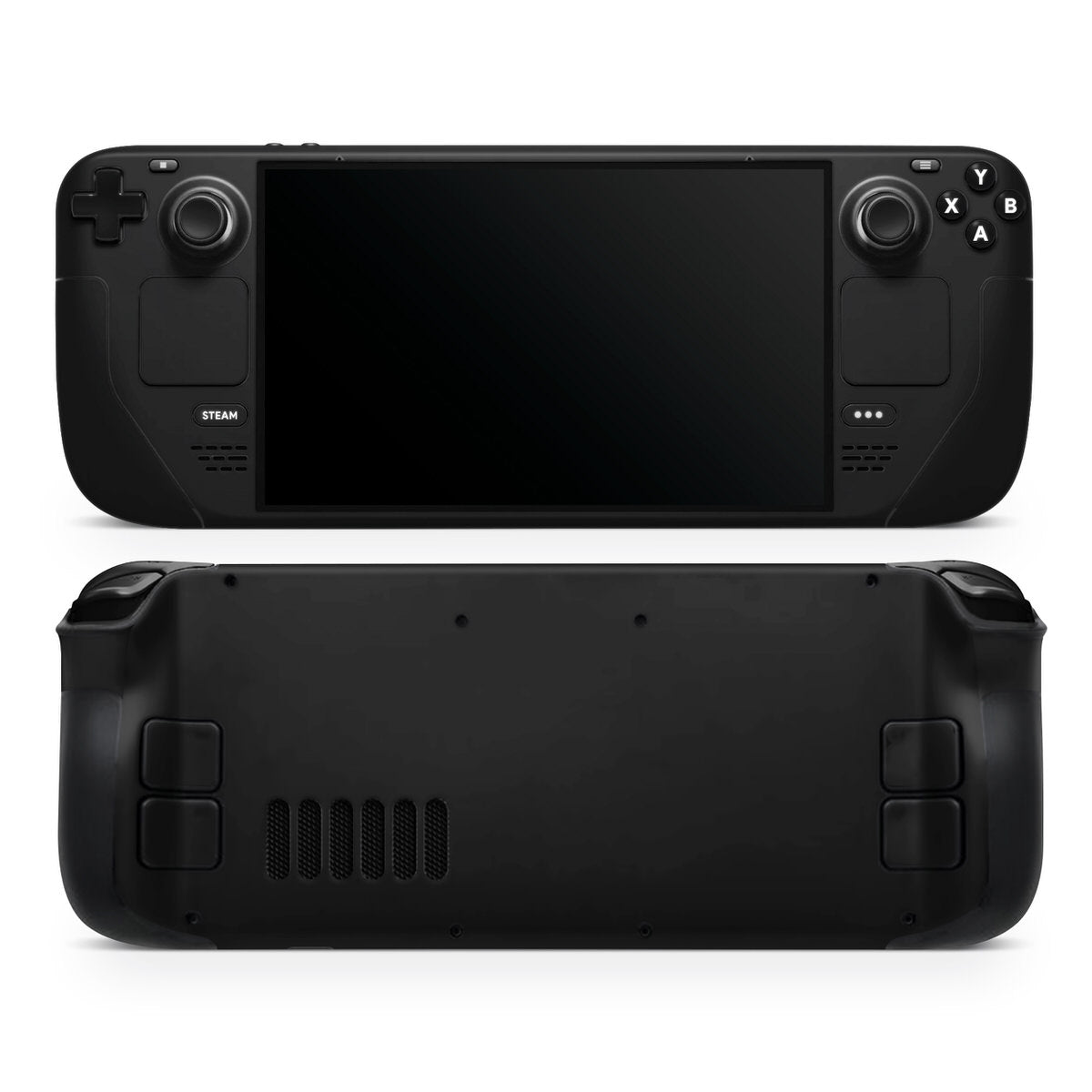 night black steam deck oled skin