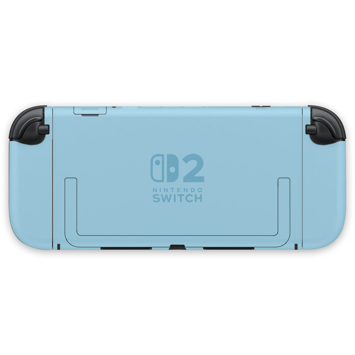 pastel blue nintendo switch 2 console & joycon skins