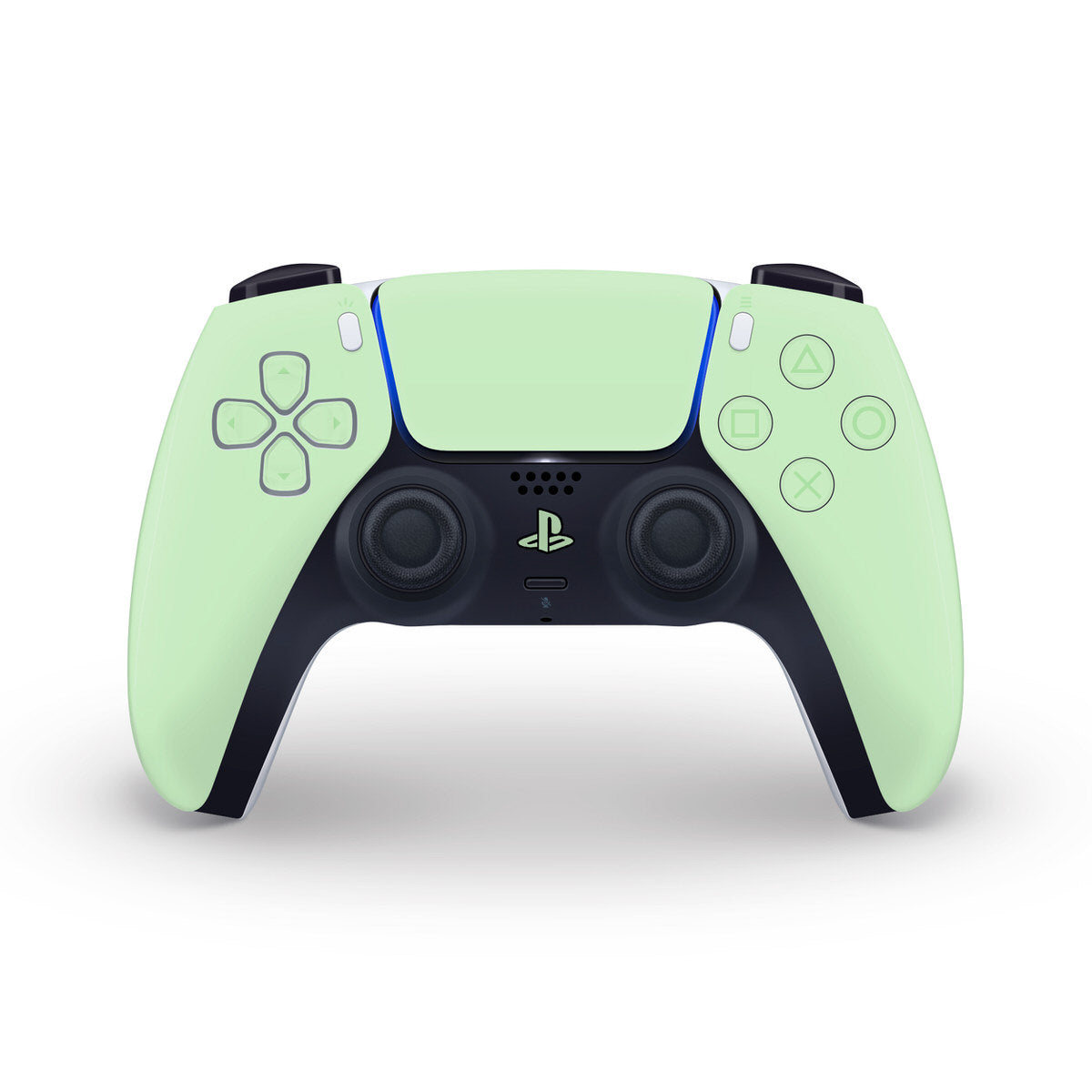 pastel green ps5 controller skin