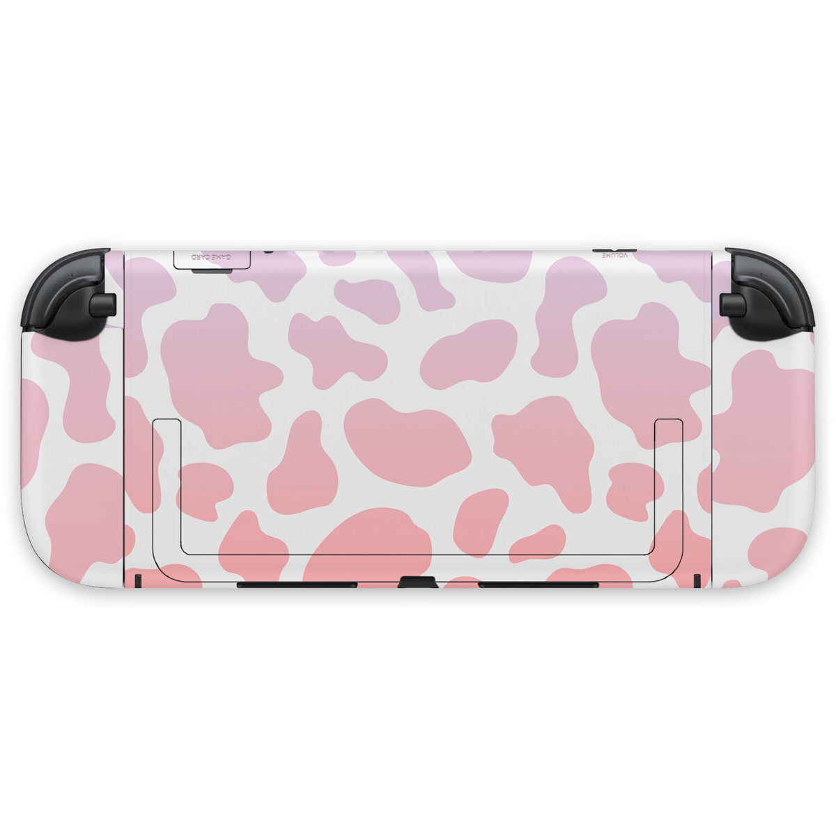 pastel moo moo nintendo switch 2 cow print decal skin