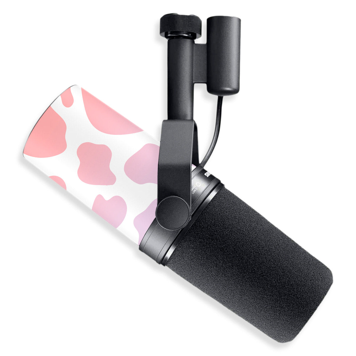 pastel moo moo shure sm7b microphone skin