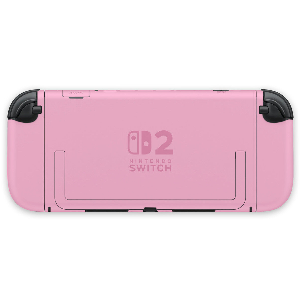pastel pink nintendo switch 2 console & joycons wrap skin