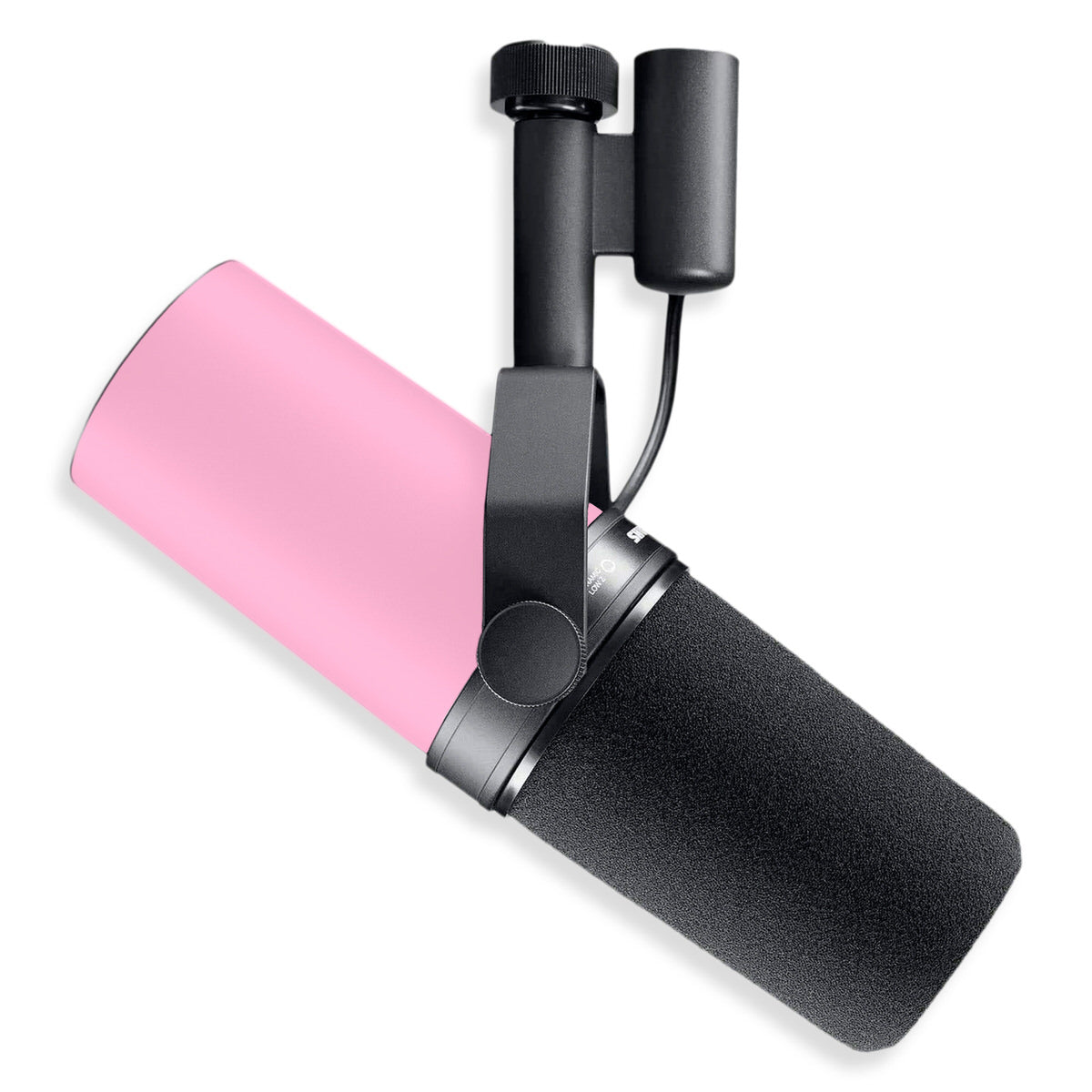 pastel pink shure sm7b microphone skin