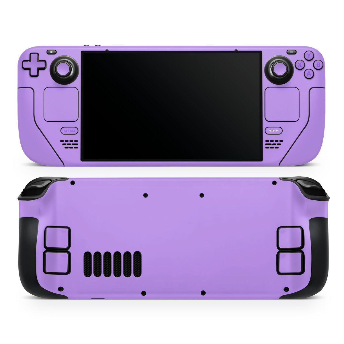 pastel purple steam deck oled skin