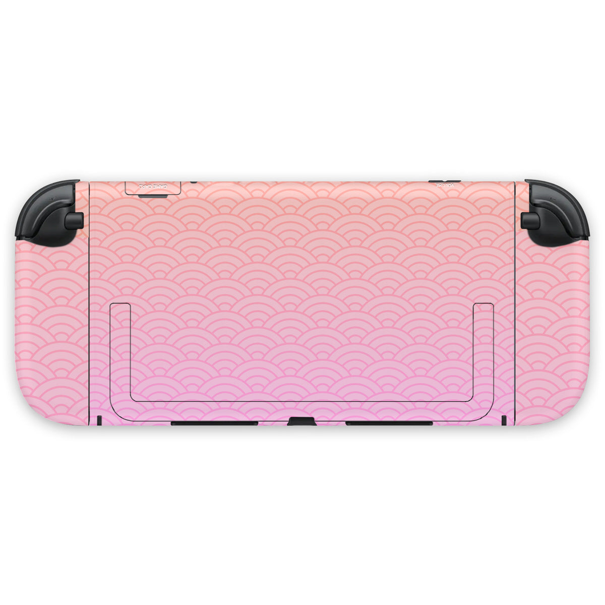 pastel seigaiha waves nintendo switch 2 console & joycon skin