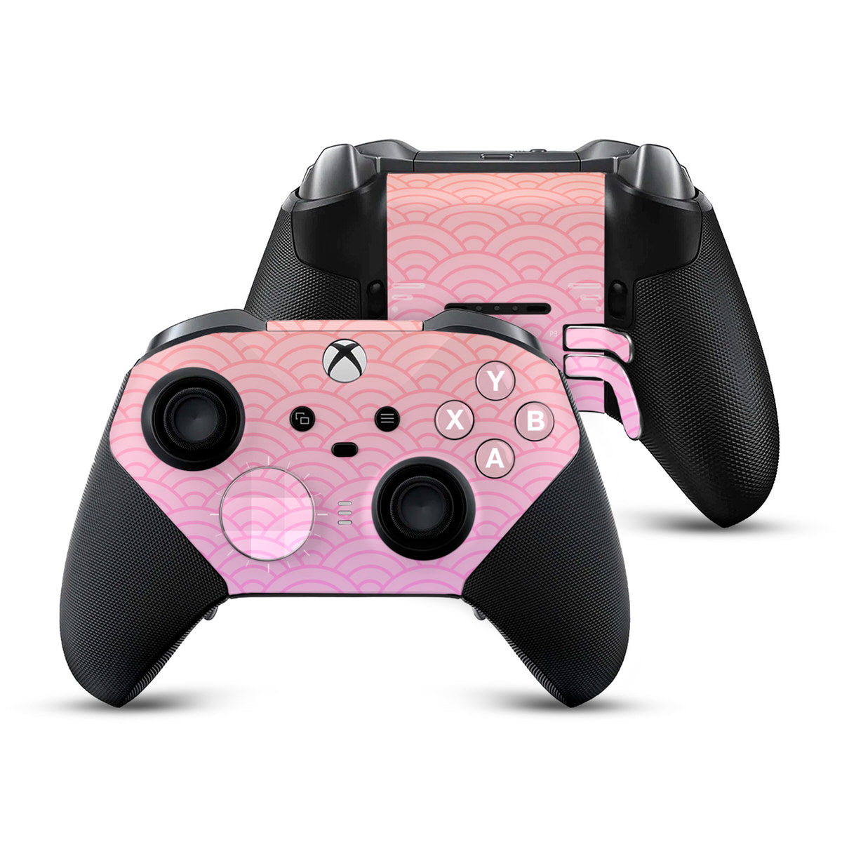 pastel seigaiha waves xbox elite series 2 controller skin