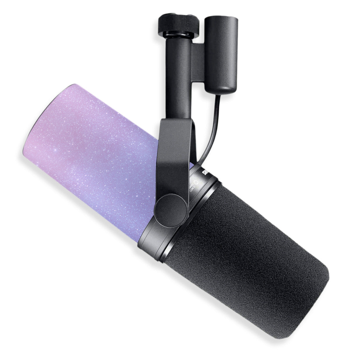 pastel space shure sm7b microphone skin