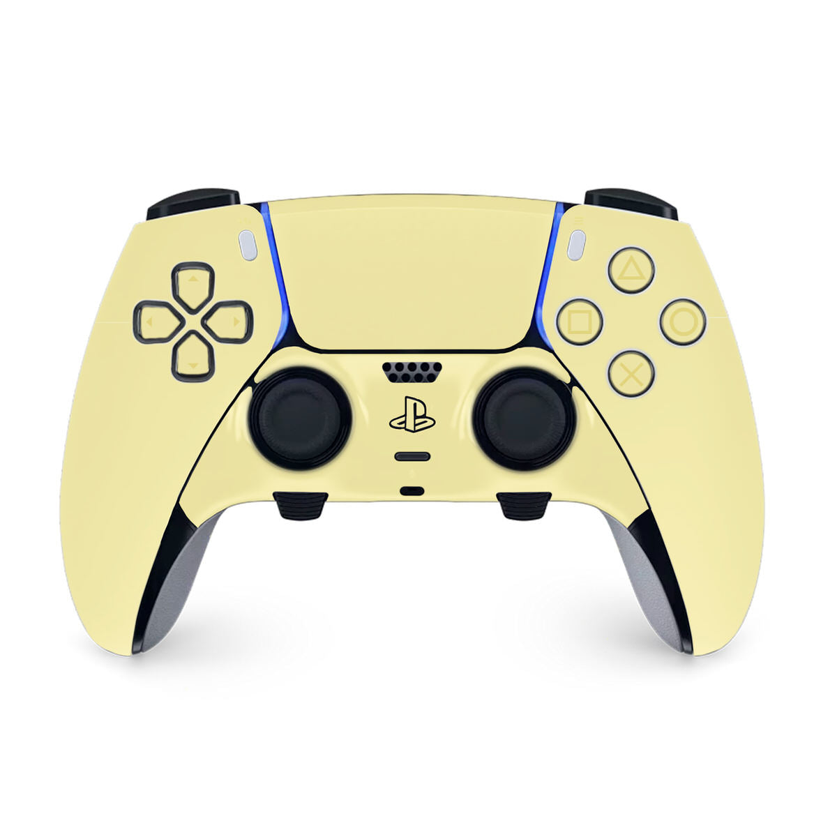 pastel yellow ps5 dualsense edge controller skin