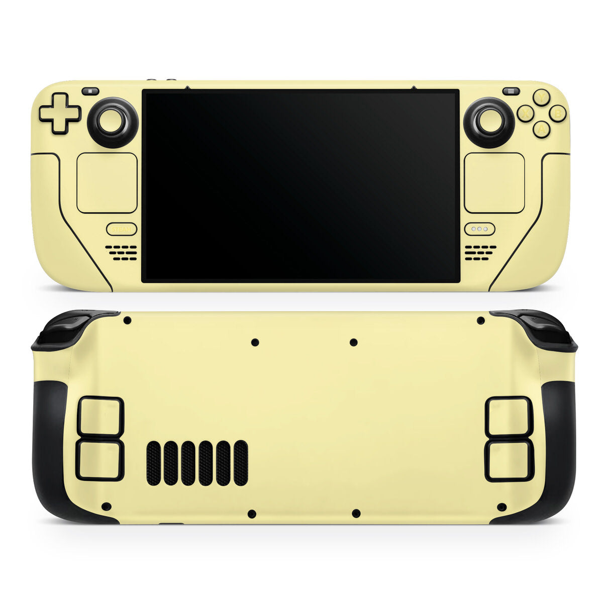 Pastel Yellow Steam Deck OLED Skin