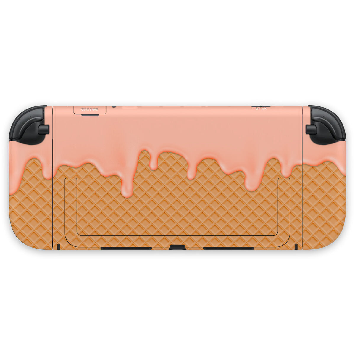 peach ice cream nintendo switch 2 console & joycon decal skin