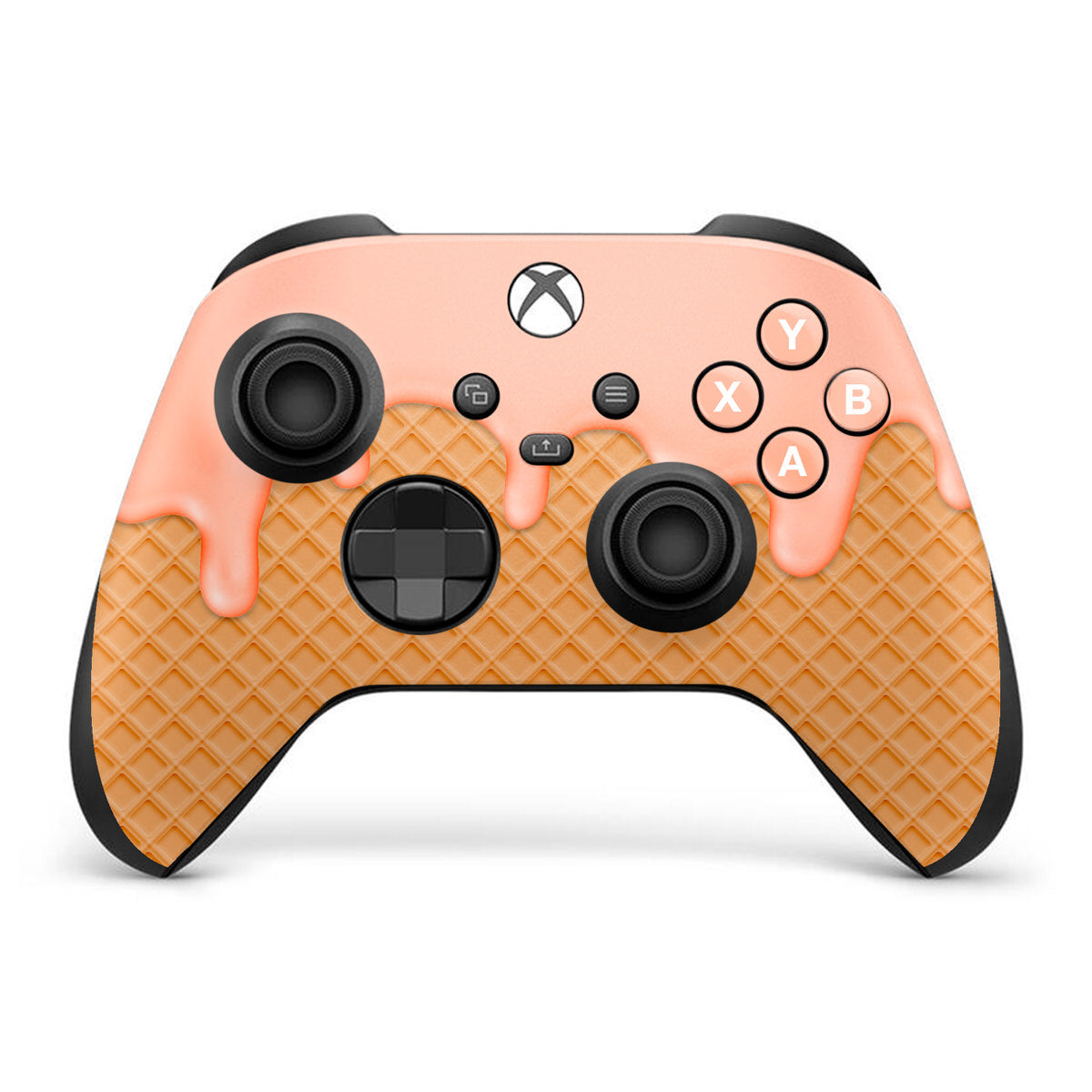 peach ice cream xbox series x controller skin