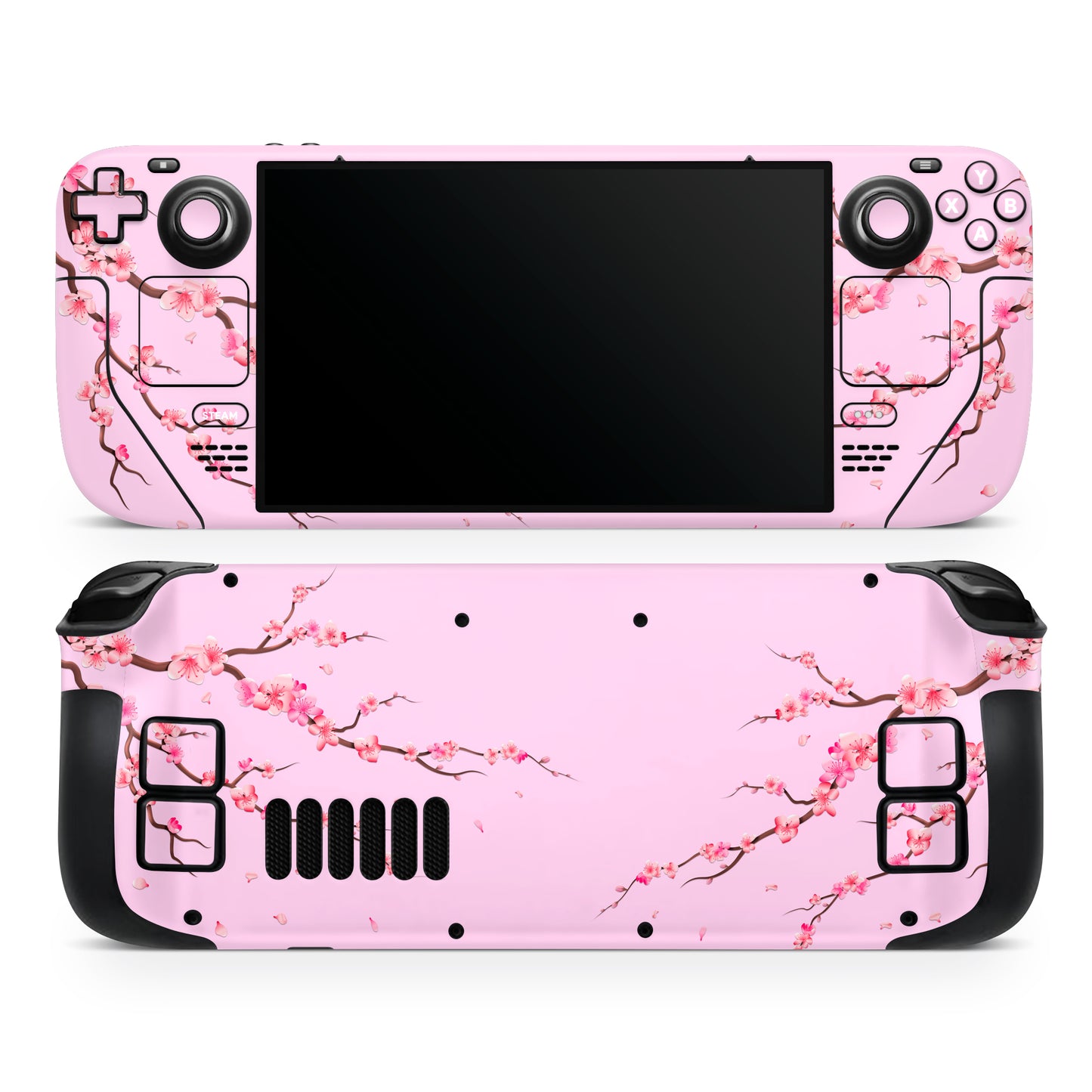 pink cherry blossom valve steam deck skin