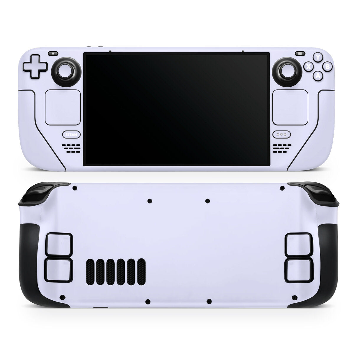 polar purple steam deck oled skin
