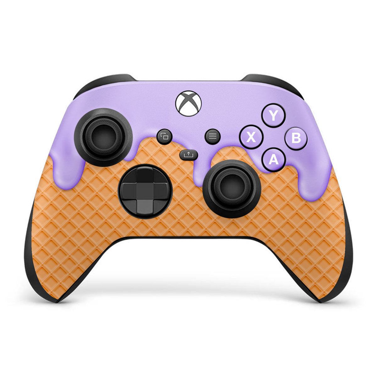 purple ice cream xbox series x controller skin