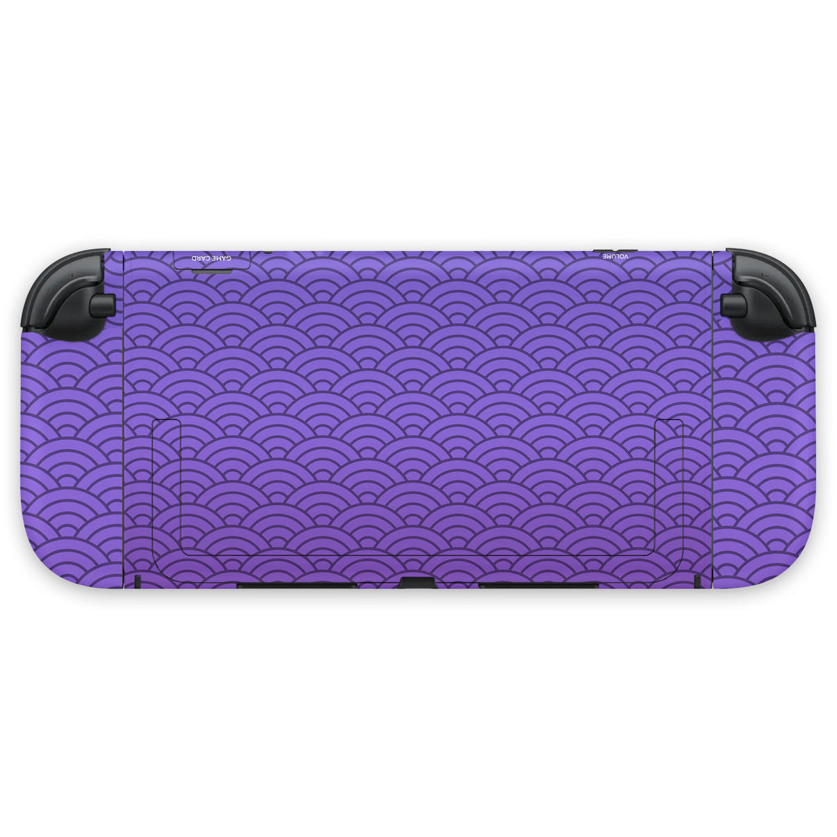 Purple Seigaiha Waves Nintendo Switch 2 Skin