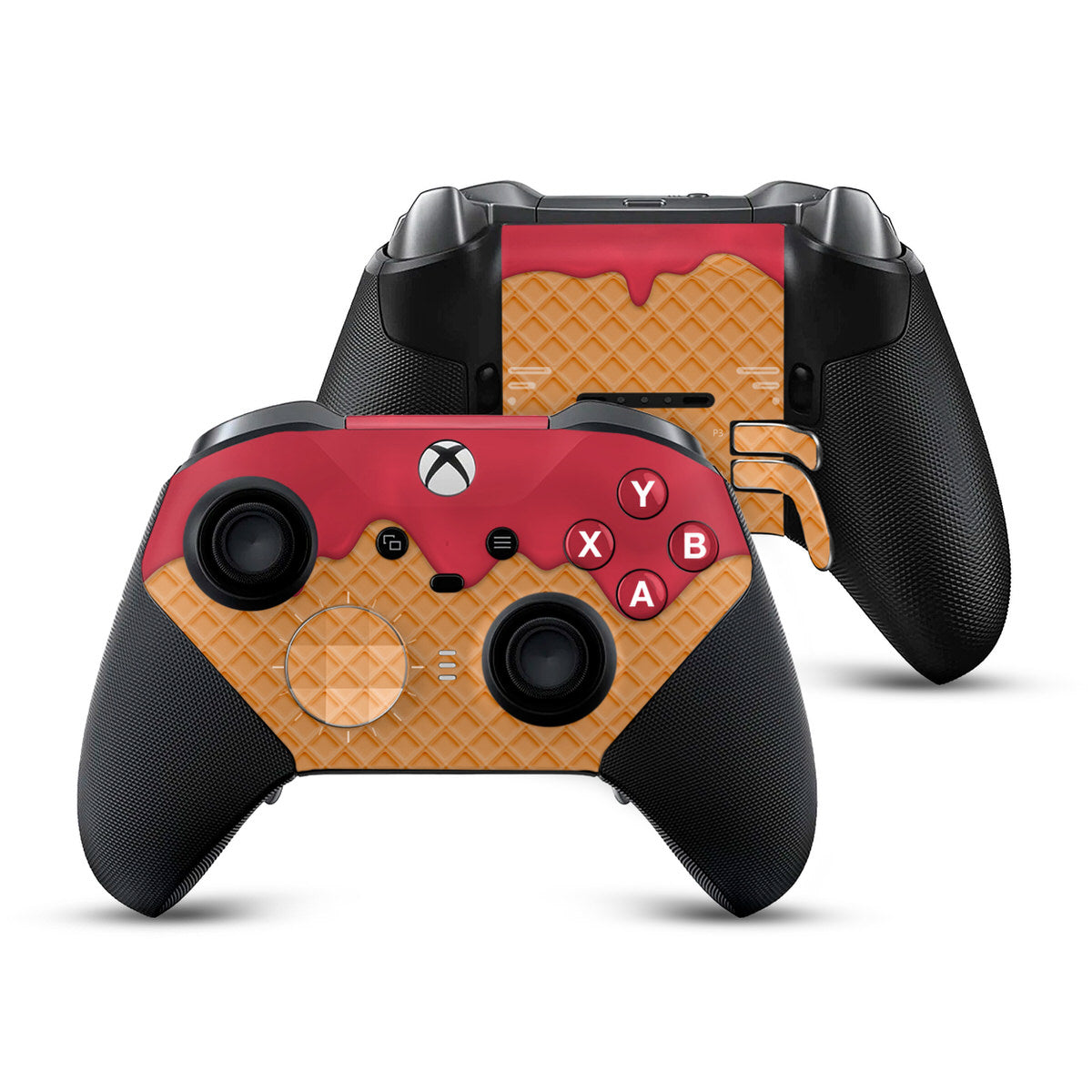 red ice cream xbox elite series 2 controller skin