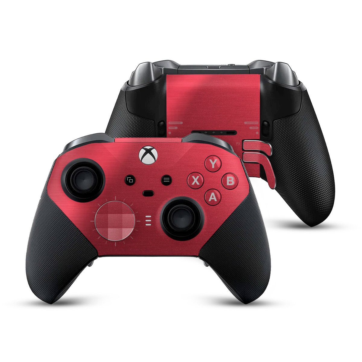 red steel xbox elite controller series 2 skin