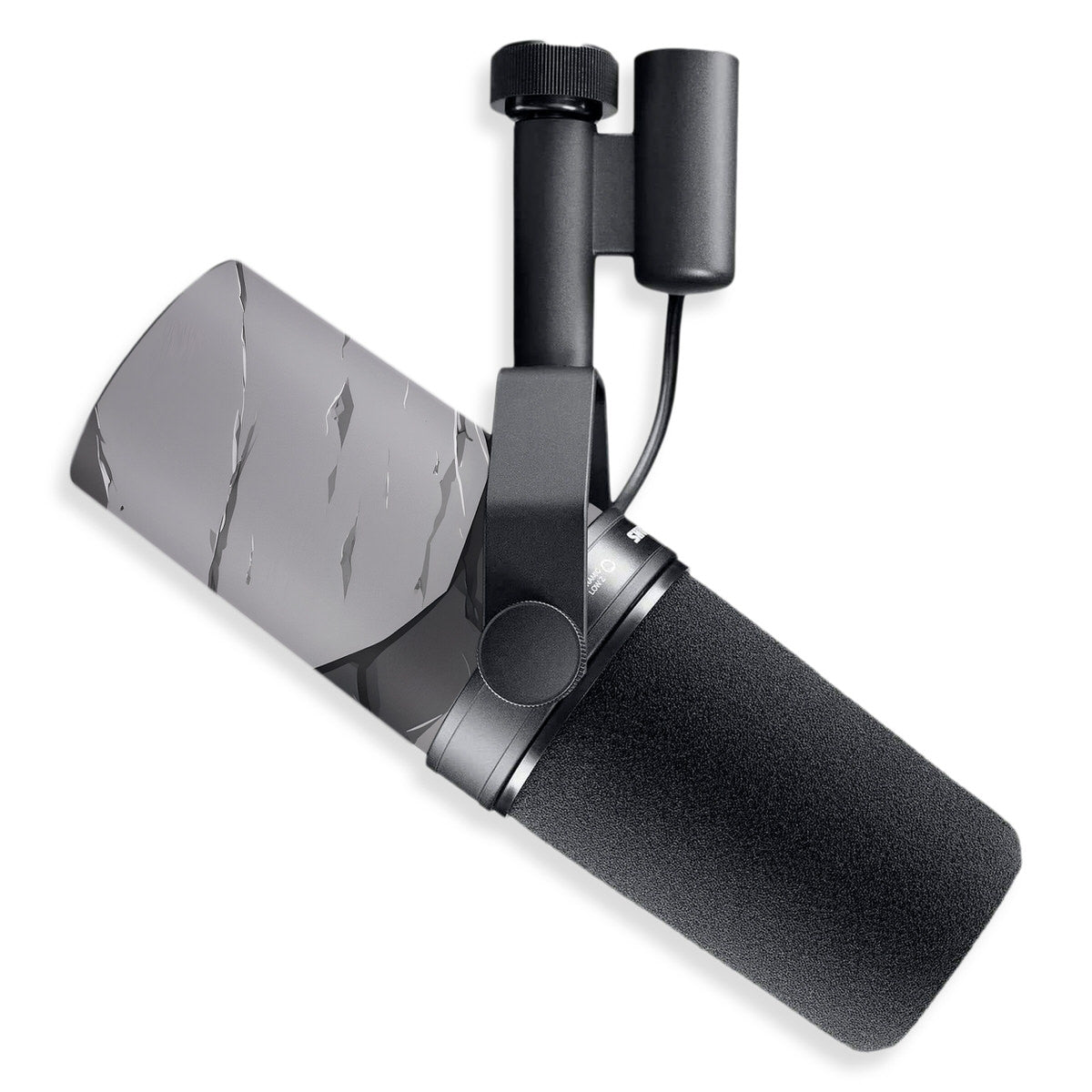 rock type shure sm7b microphone skin