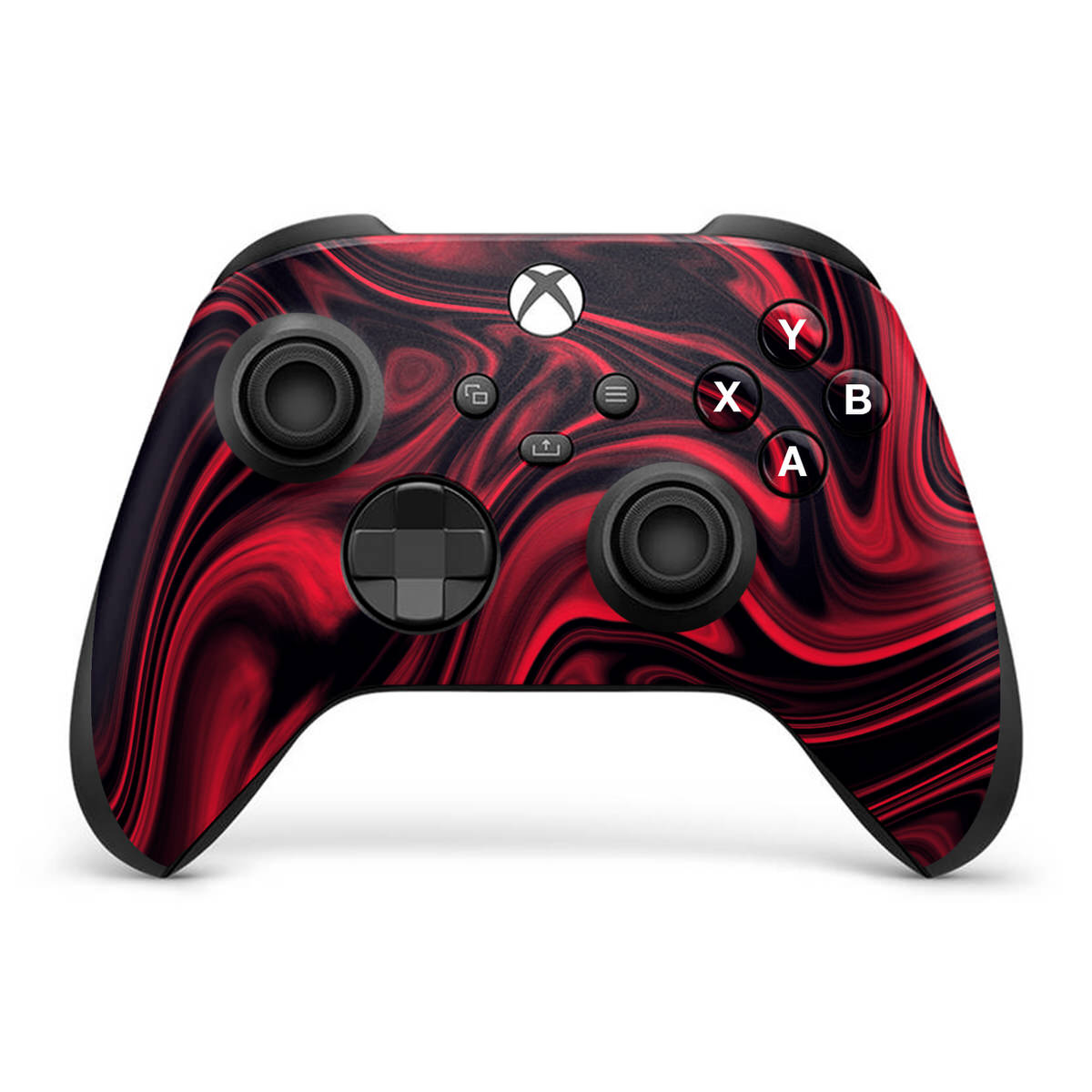 ruby liquid marble xbox series x controller skin