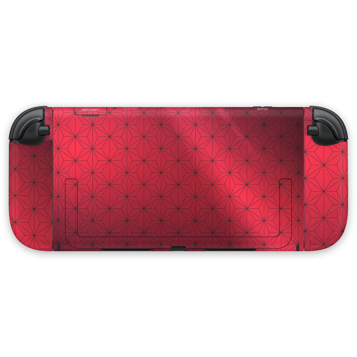 scarlet asanoha nintendo switch 2 console & joycon decal skin