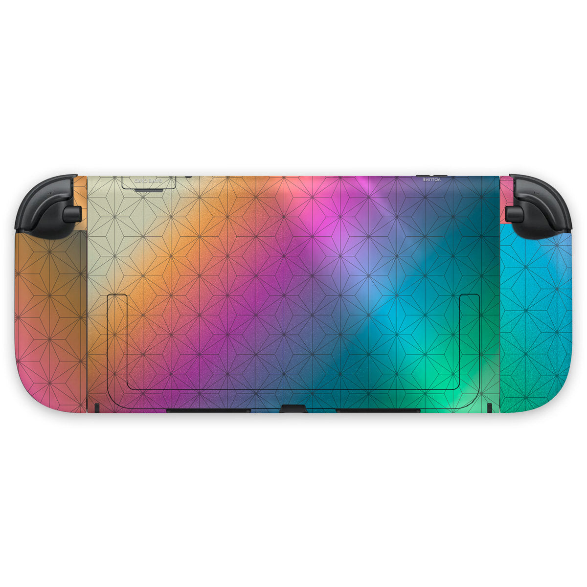 titanium asanoha nintendo switch 2 console & joycon skin