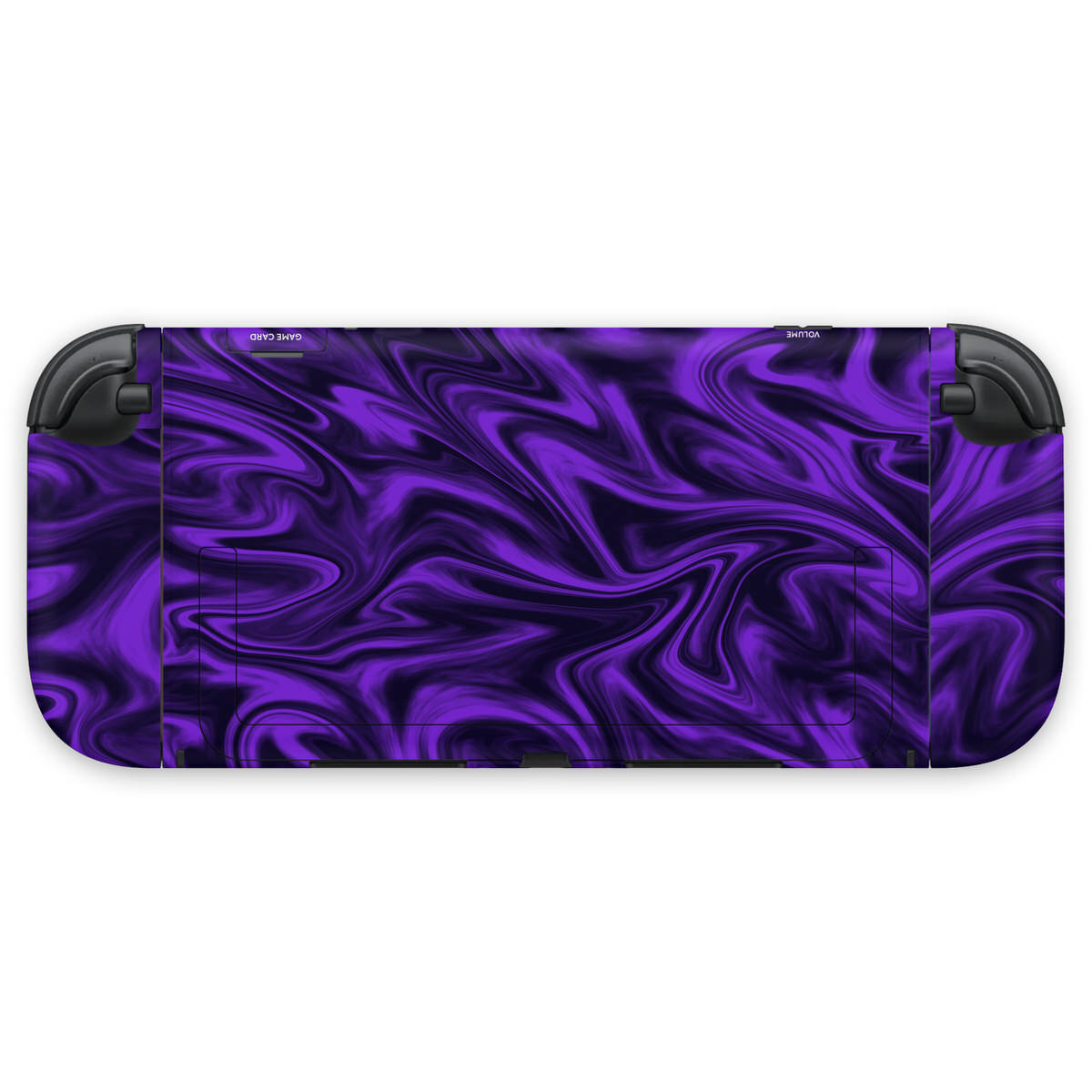 violet liquid marble nintendo switch 2 console & joycon skins