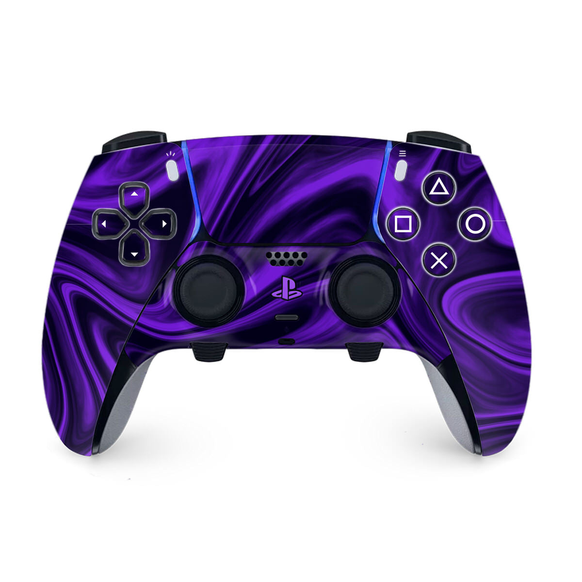 violet liquid marble ps5 dualsense edge controller skin