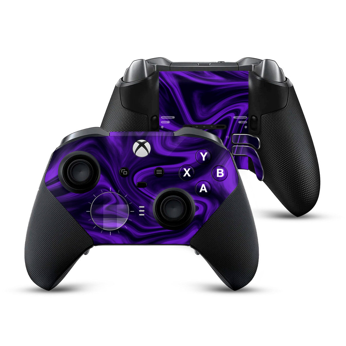violet liquid marble xbox elite series 2 controller skin