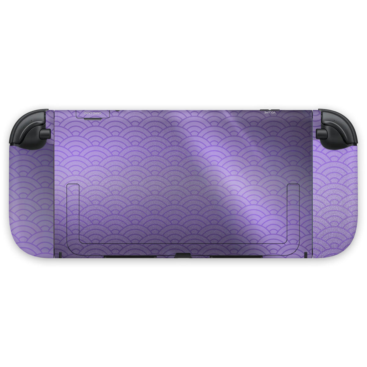 violet seigaiha waves nintendo switch 2 console & joycon skin