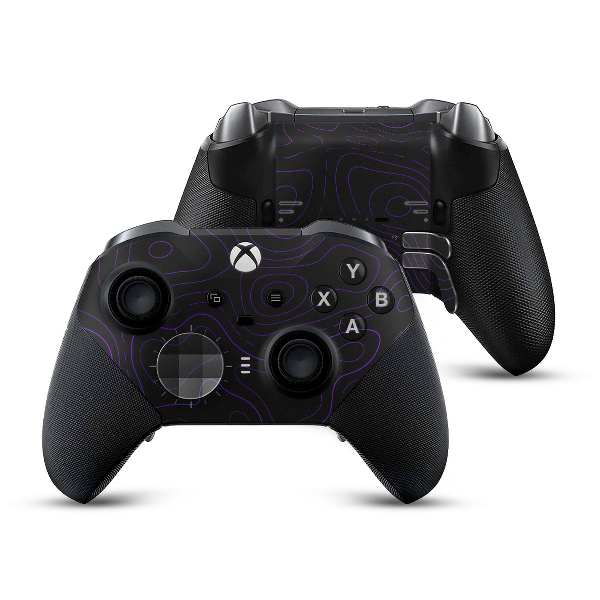 violet topographic xbox elite controller series 2 skin