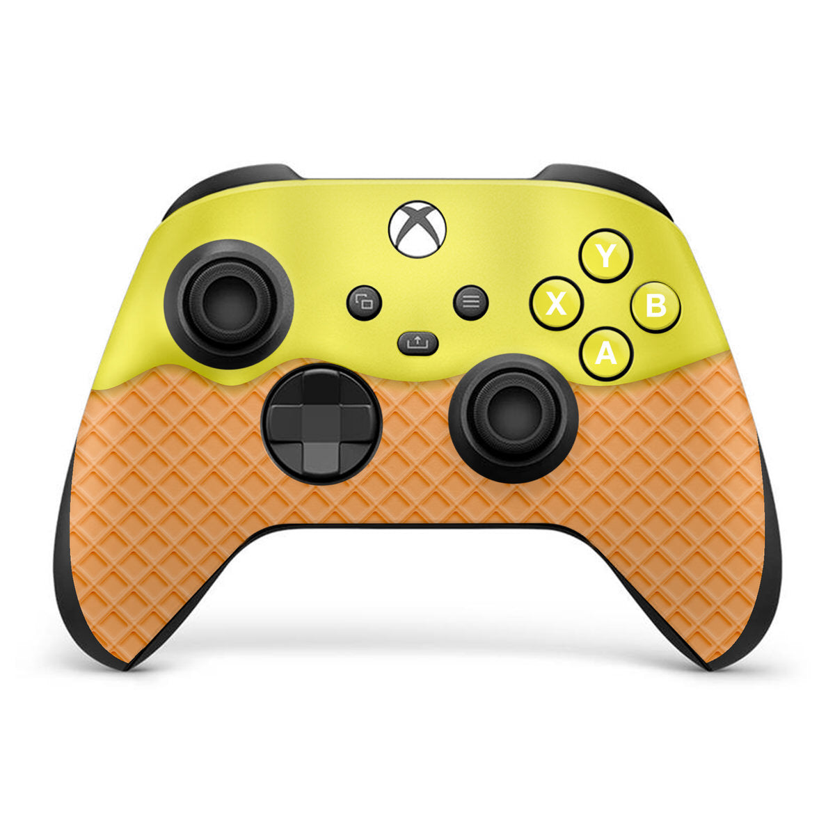 Yellow Ice Cream Xbox Series X Controller Skin
