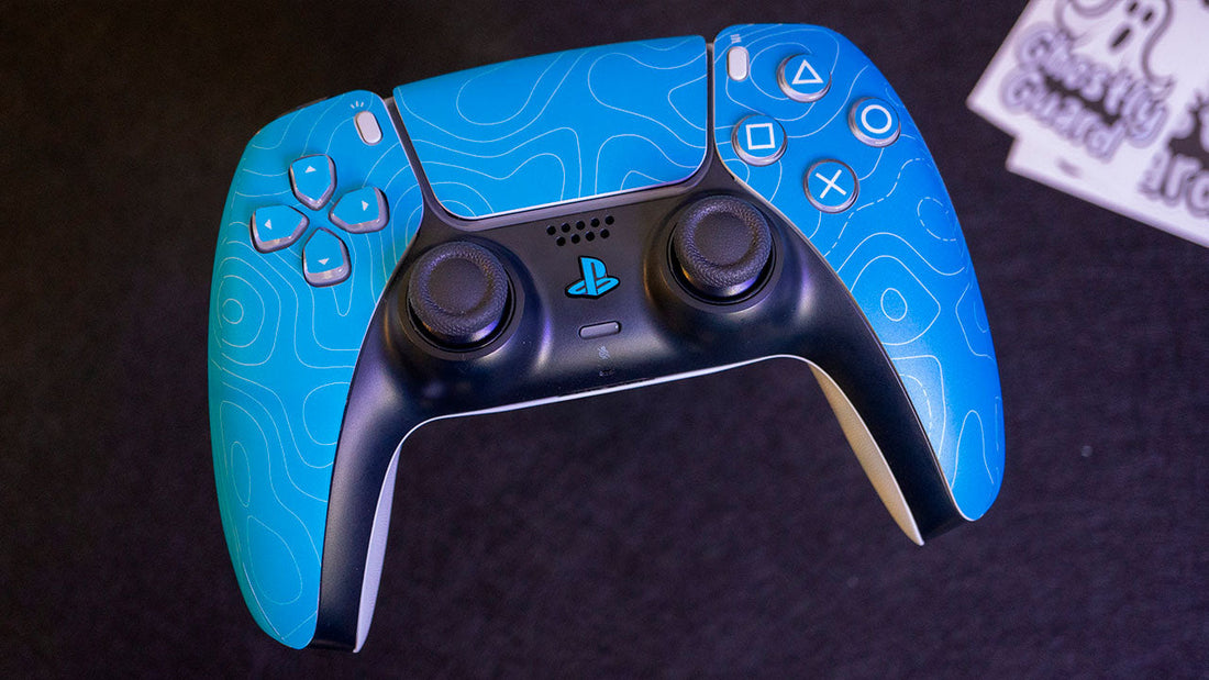 how to apply a ps5 controller skin