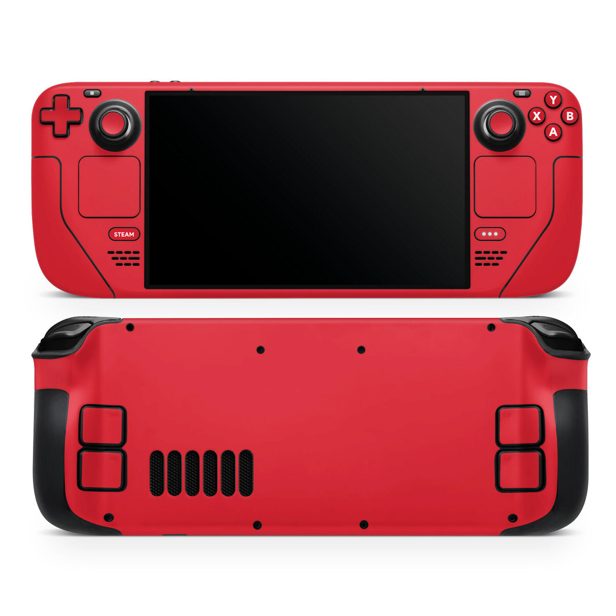 romantic red steam deck skin