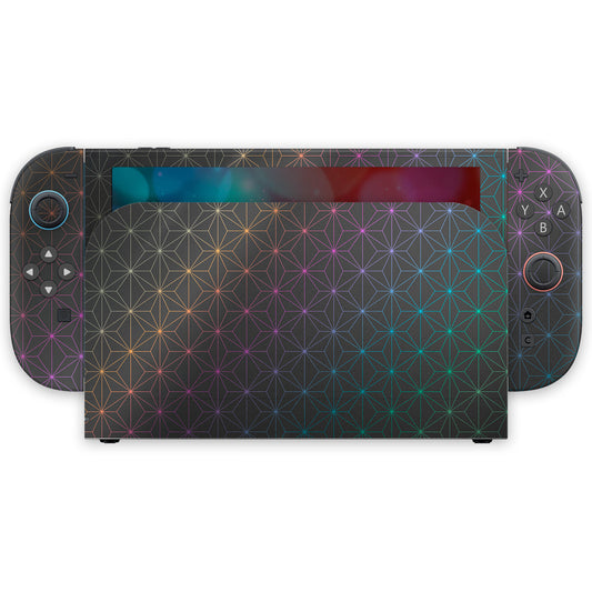 anodized asanoha nintendo switch 2 skin