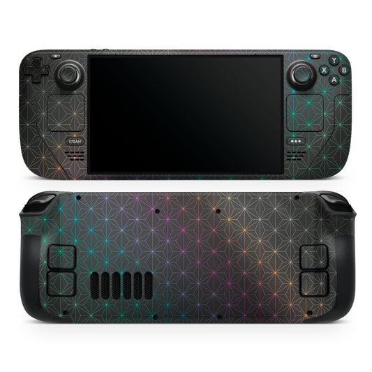 anodized asanoha steam deck skin