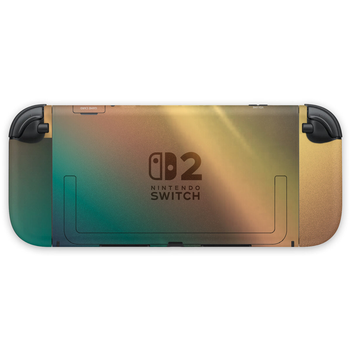 anodized brass nintendo switch 2 console & joycon skin