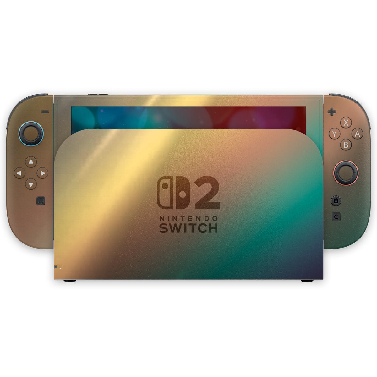 anodized brass nintendo switch 2 skin