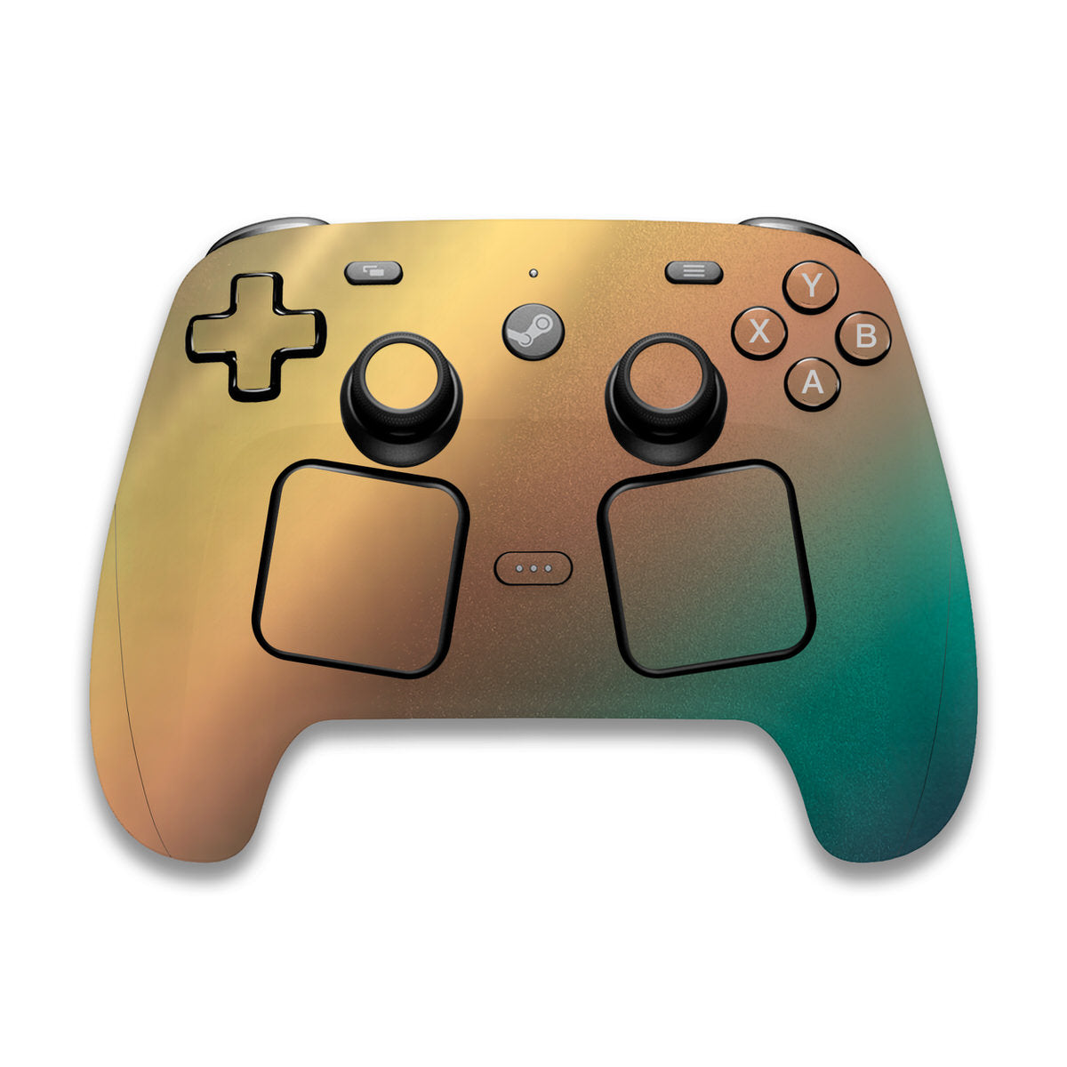 anodized brass steam controller skin