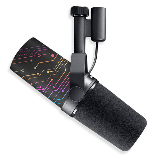 anodized cybernetic shure sm7b microphone skin