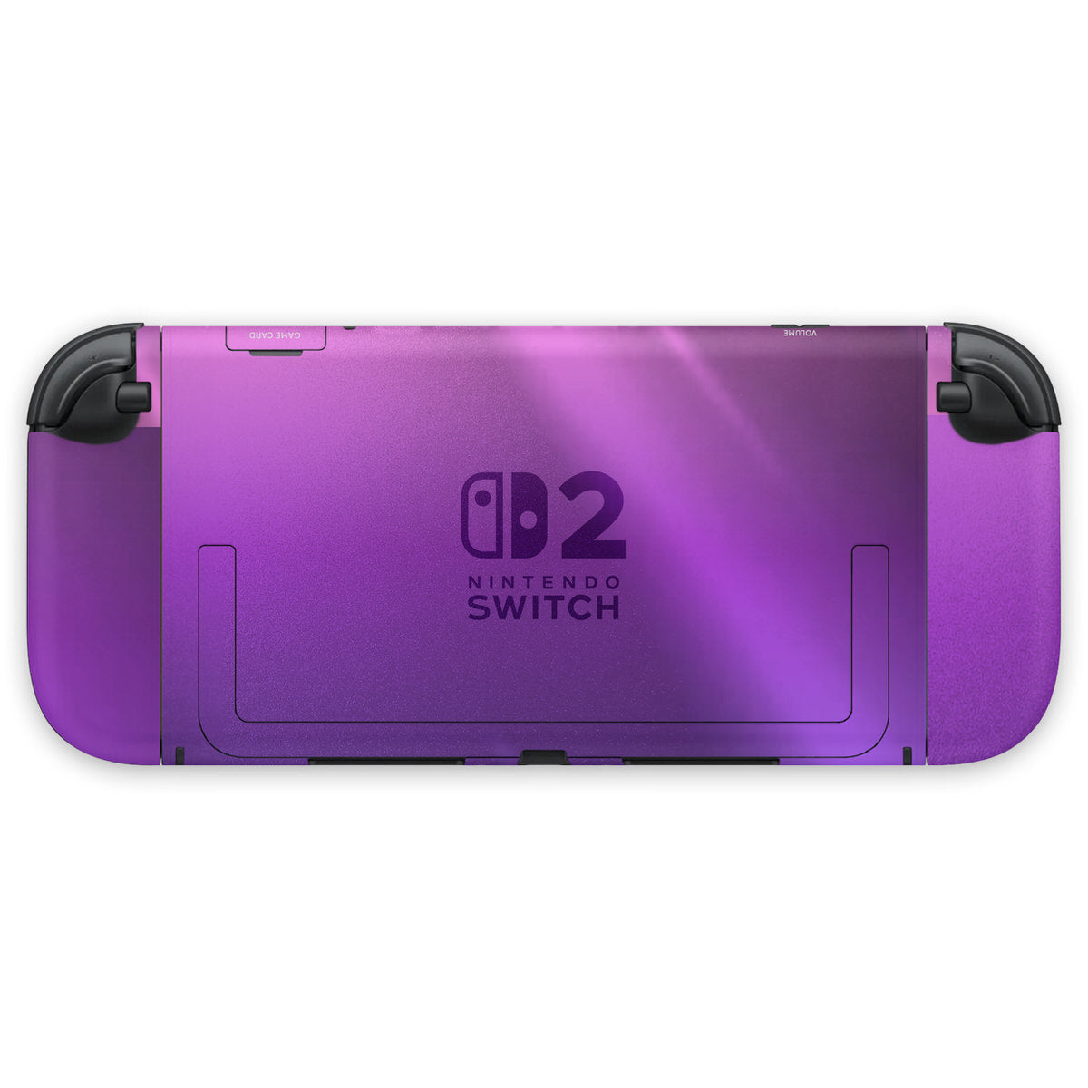 anodized purple nintendo switch 2 console & joycon skin