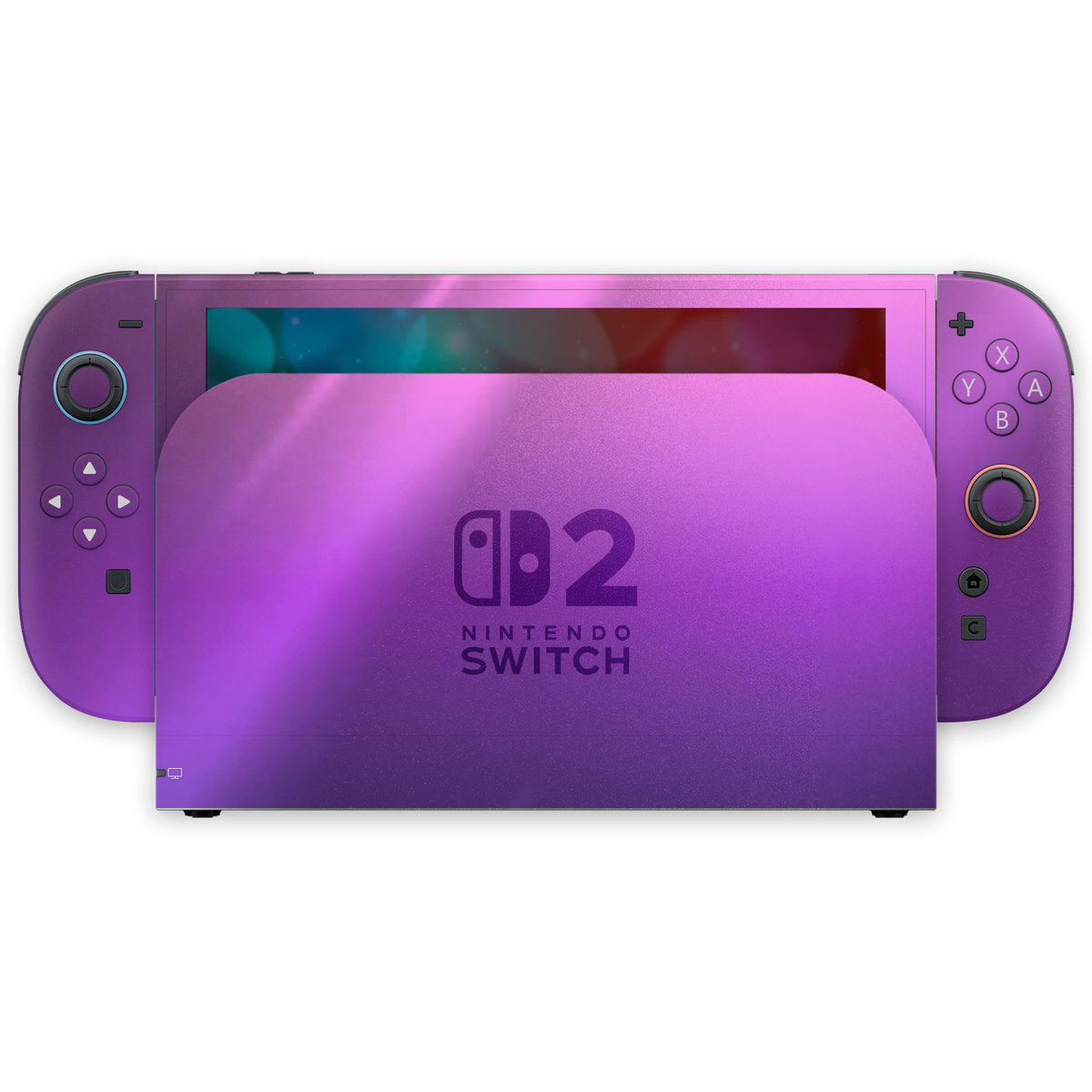 anodized purple nintendo switch 2 skin