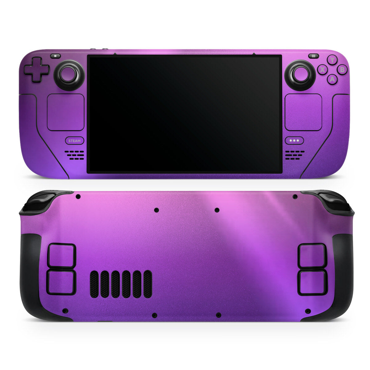 anodized purple steam deck oled skin