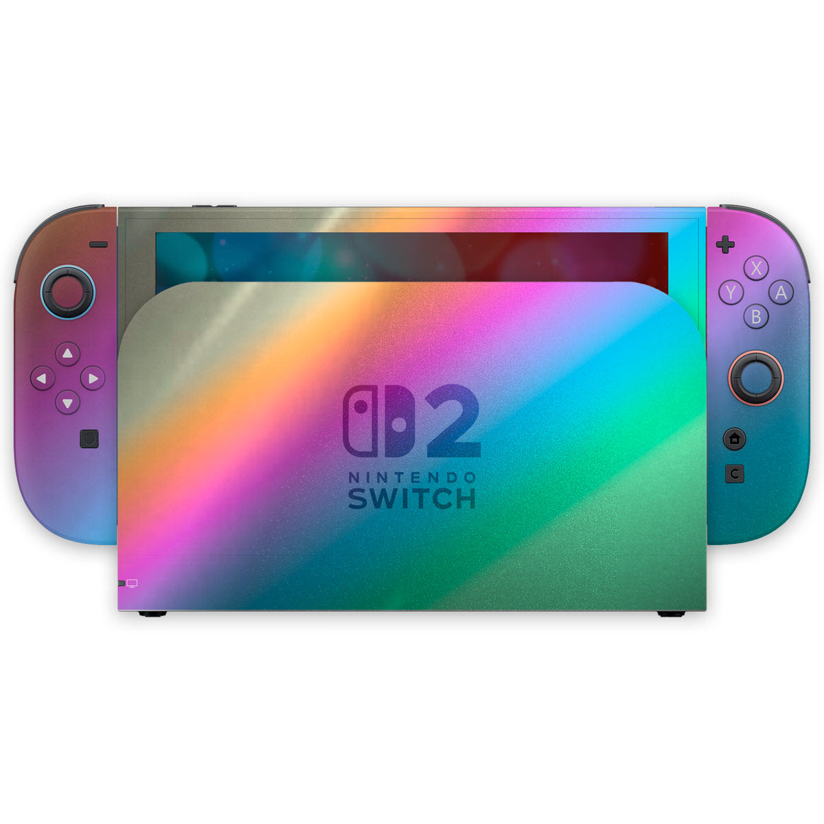 anodized titanium nintendo switch 2 skin