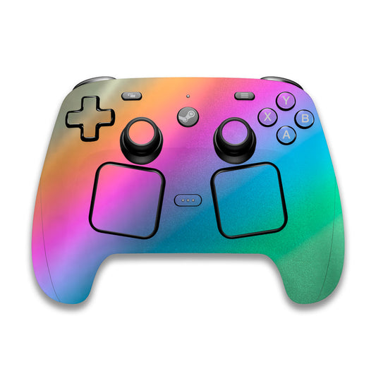 anodized titanium steam controller skin