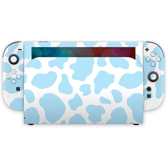 blue moo moo nintendo switch 2 skin