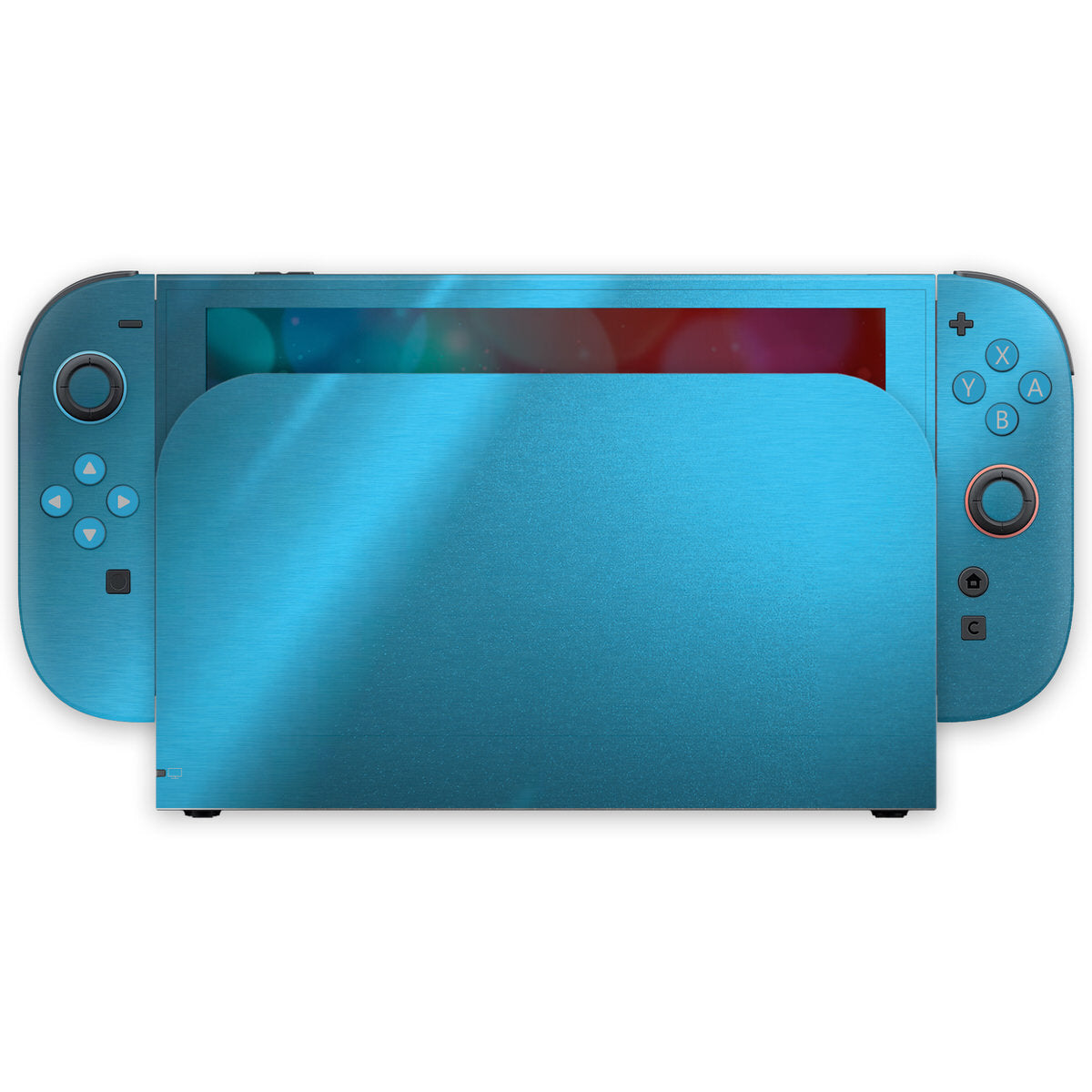 blue steel nintendo switch 2 console skin